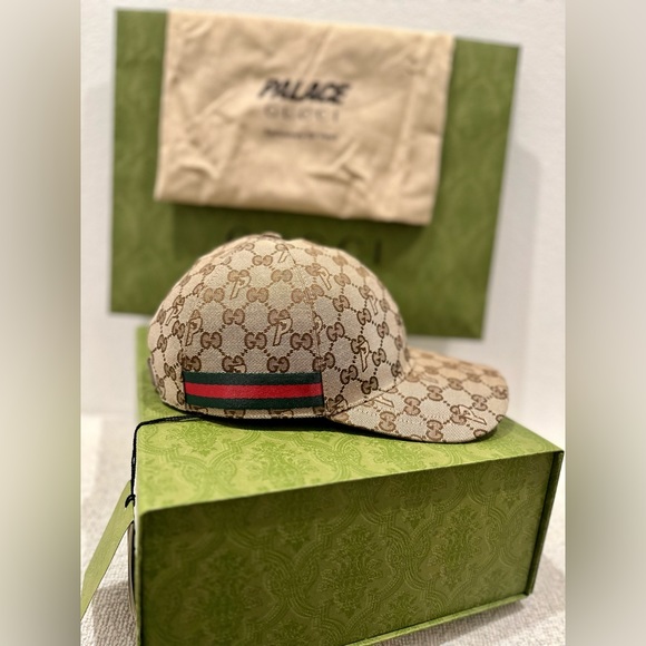GUCCI x PALACE Canvas Baseball Hat - Picture 3 of 12